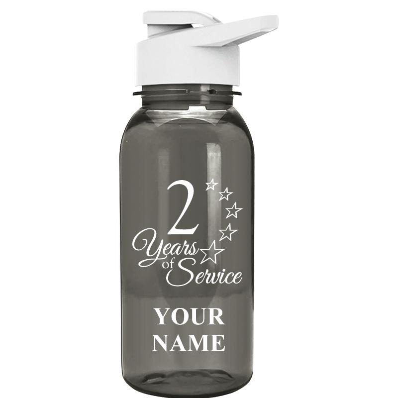 WATER BOTTLE 18OZ GRAY