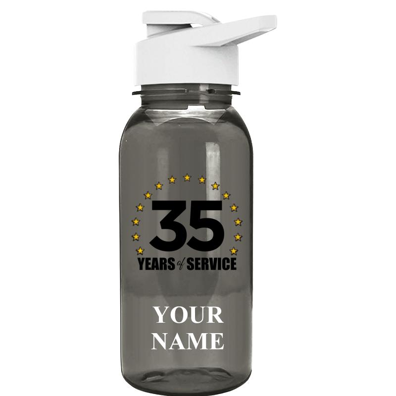 WATER BOTTLE 18OZ GRAY