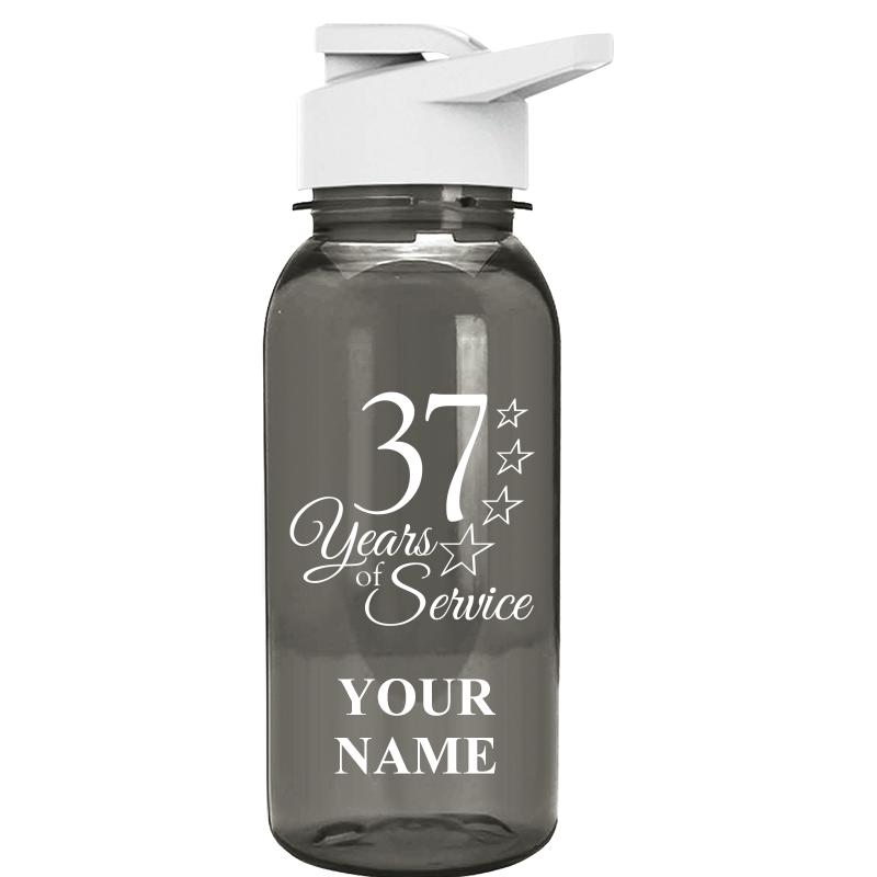 WATER BOTTLE 18OZ GRAY