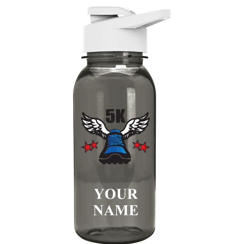 WATER BOTTLE 18OZ GRAY