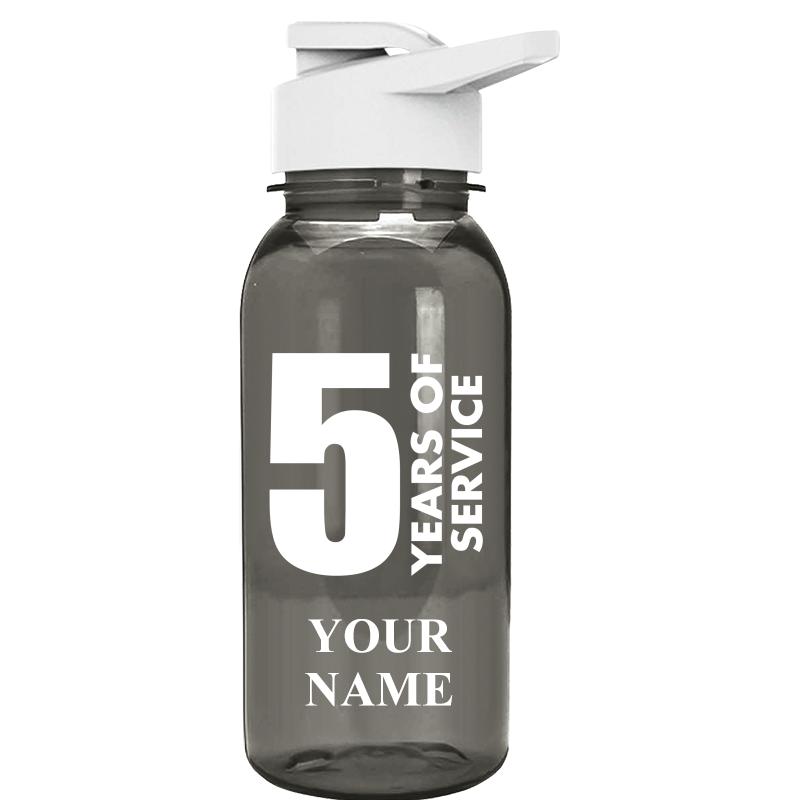 WATER BOTTLE 18OZ GRAY