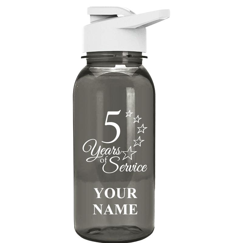 WATER BOTTLE 18OZ GRAY