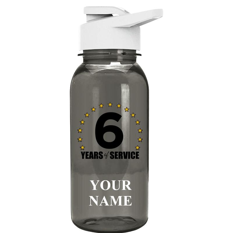 WATER BOTTLE 18OZ GRAY