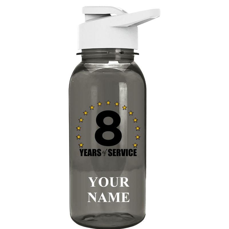 WATER BOTTLE 18OZ GRAY