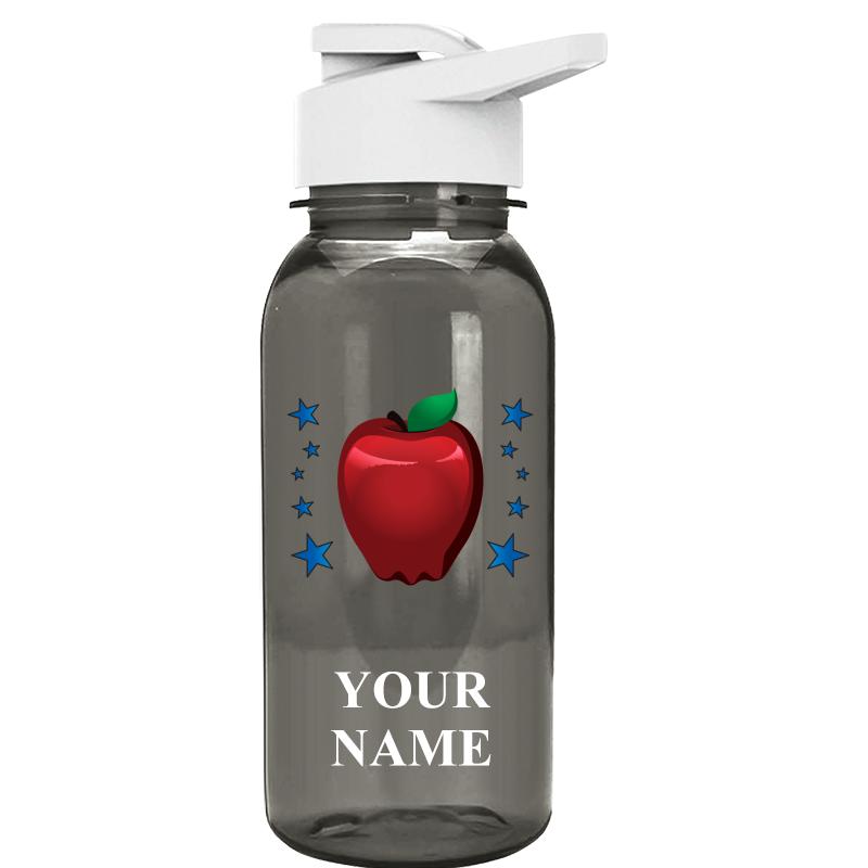 WATER BOTTLE 18OZ GRAY