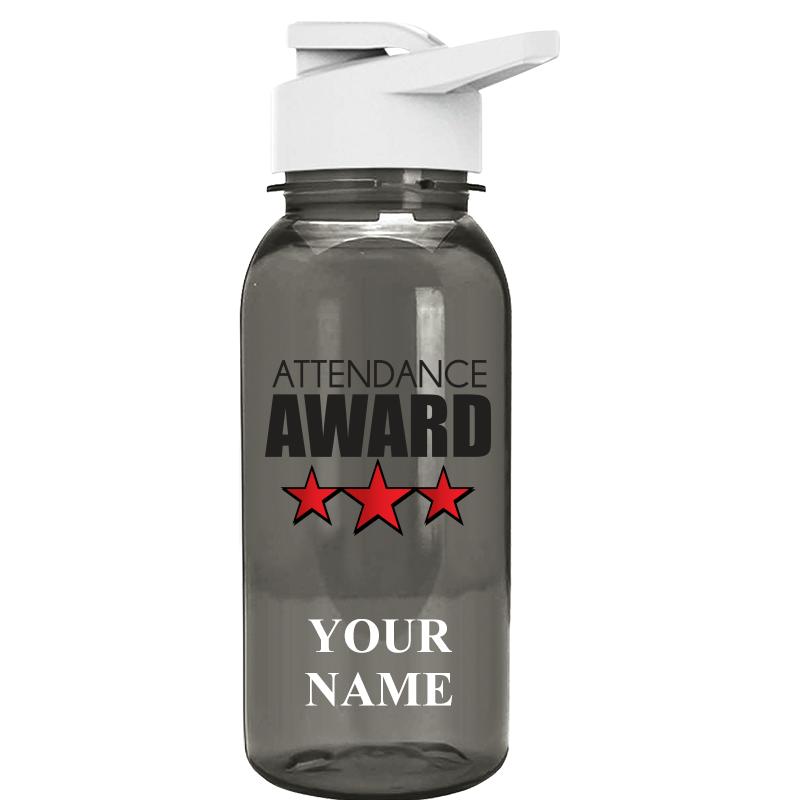 WATER BOTTLE 18OZ GRAY