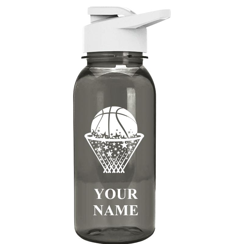 WATER BOTTLE 18OZ GRAY