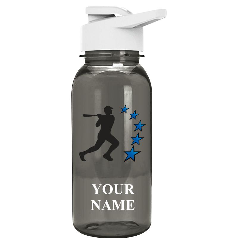 WATER BOTTLE 18OZ GRAY