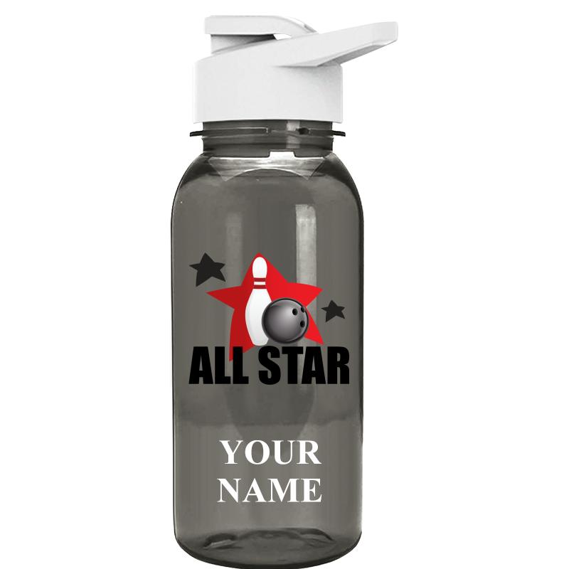 WATER BOTTLE 18OZ GRAY
