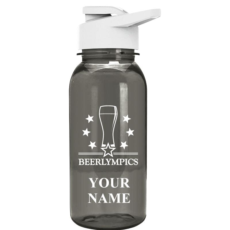 WATER BOTTLE 18OZ GRAY