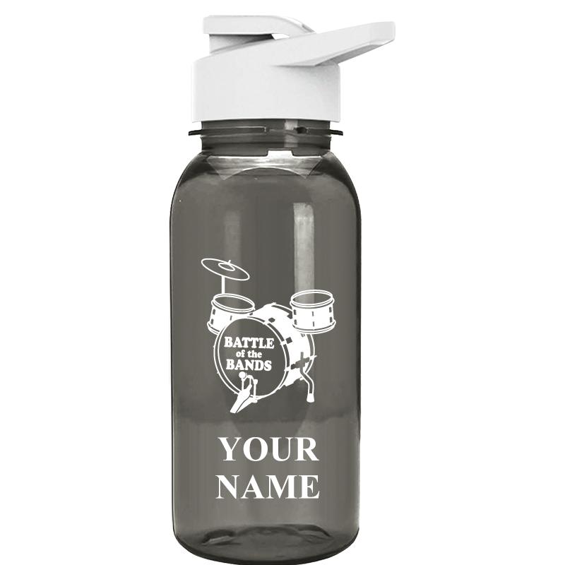 WATER BOTTLE 18OZ GRAY