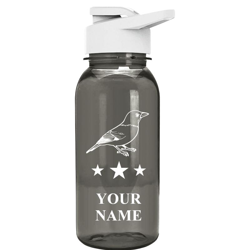WATER BOTTLE 18OZ GRAY