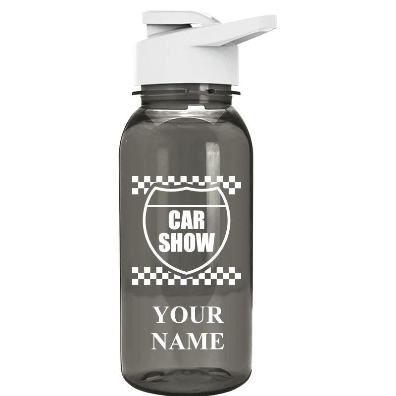 WATER BOTTLE 18OZ GRAY