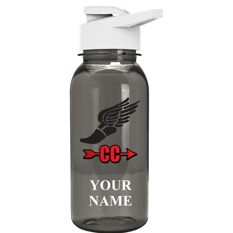 WATER BOTTLE 18OZ GRAY