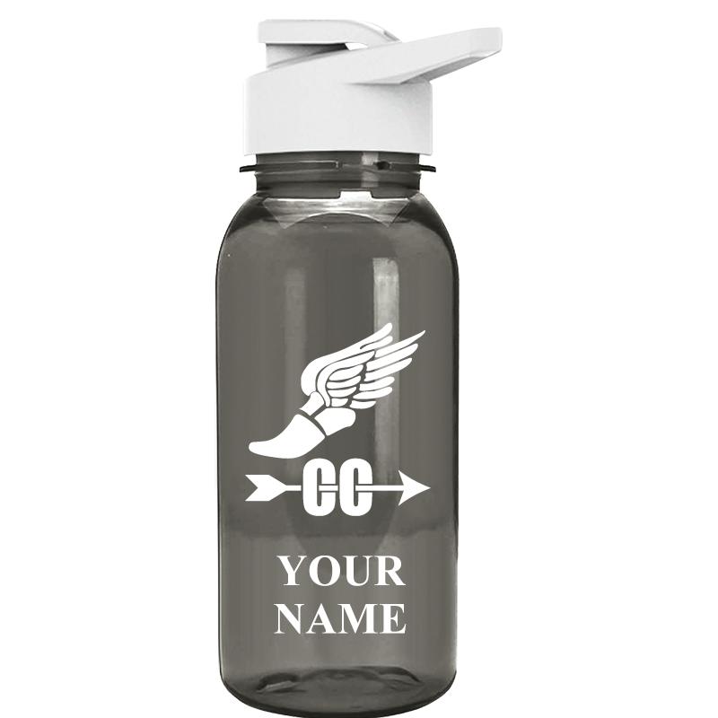 WATER BOTTLE 18OZ GRAY