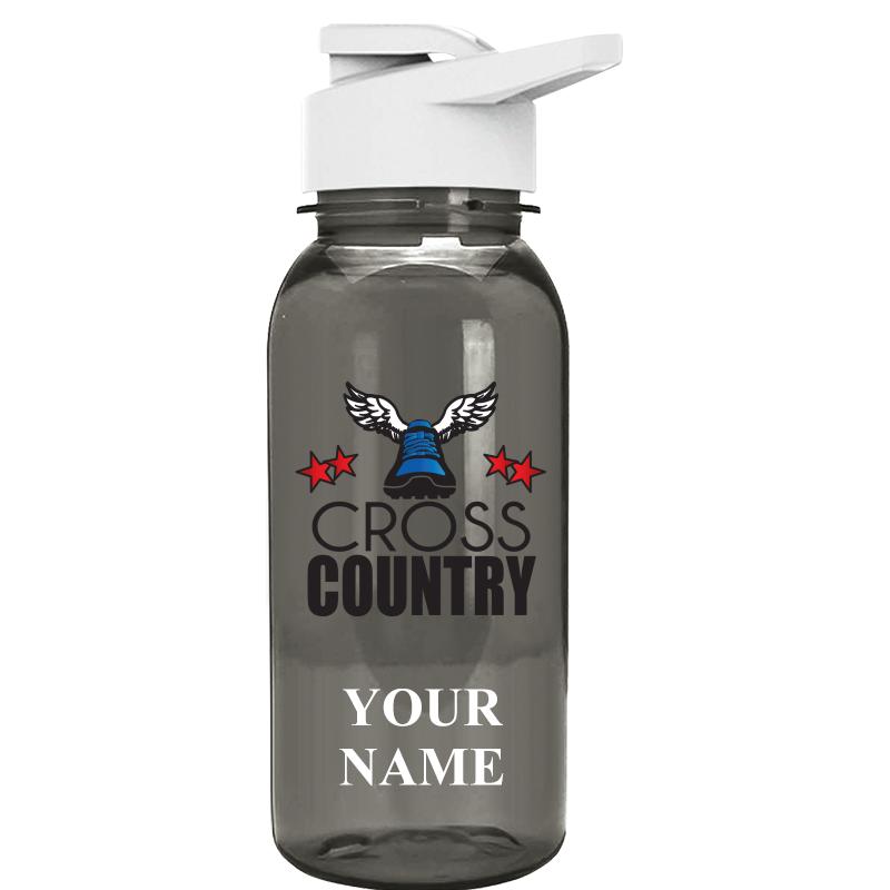 WATER BOTTLE 18OZ GRAY