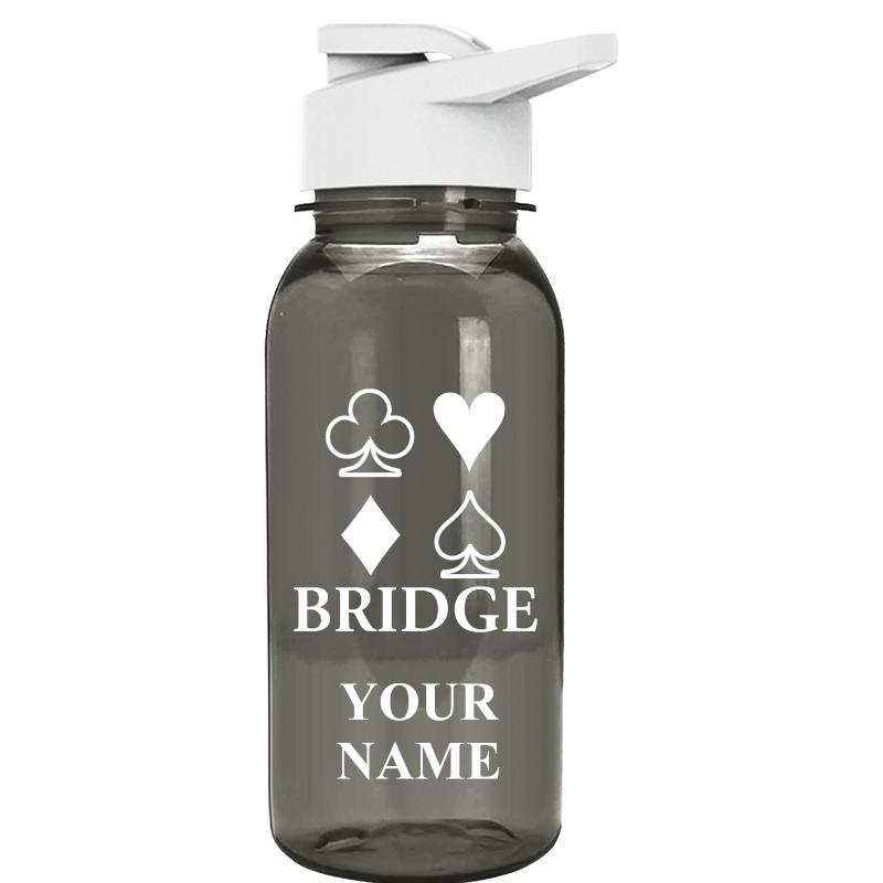 WATER BOTTLE 18OZ GRAY