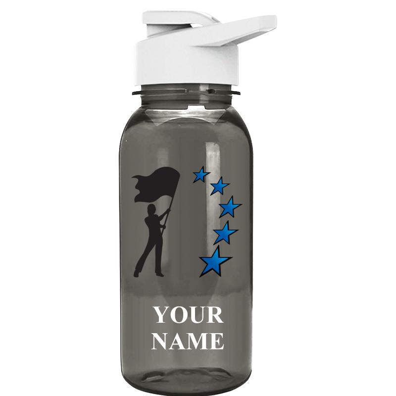 WATER BOTTLE 18OZ GRAY