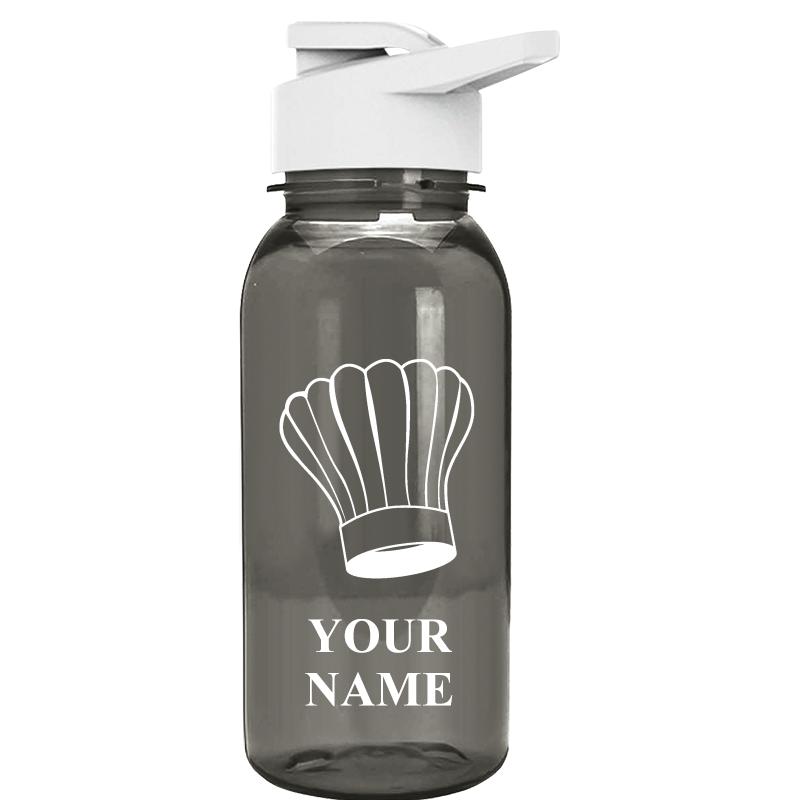 WATER BOTTLE 18OZ GRAY