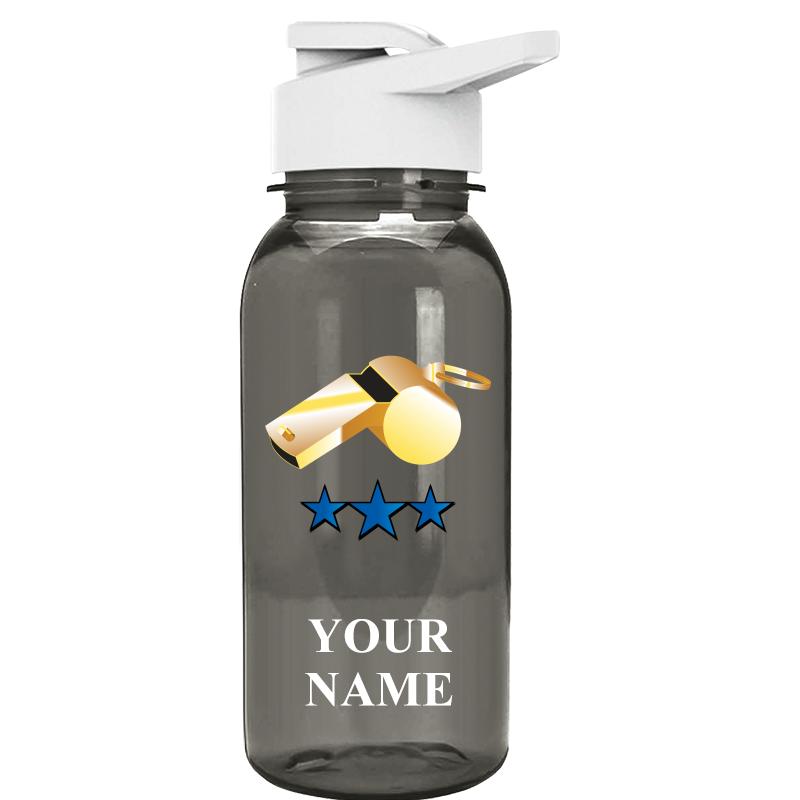 WATER BOTTLE 18OZ GRAY