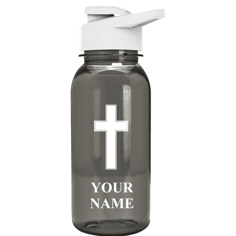 WATER BOTTLE 18OZ GRAY