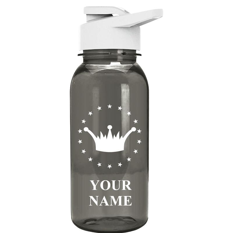 WATER BOTTLE 18OZ GRAY