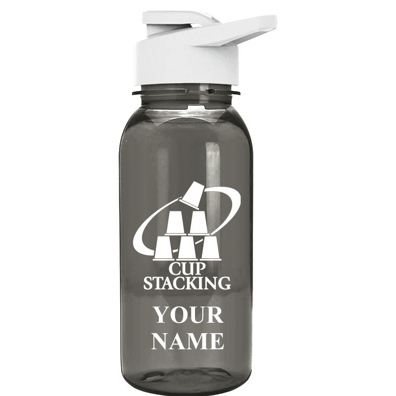 WATER BOTTLE 18OZ GRAY