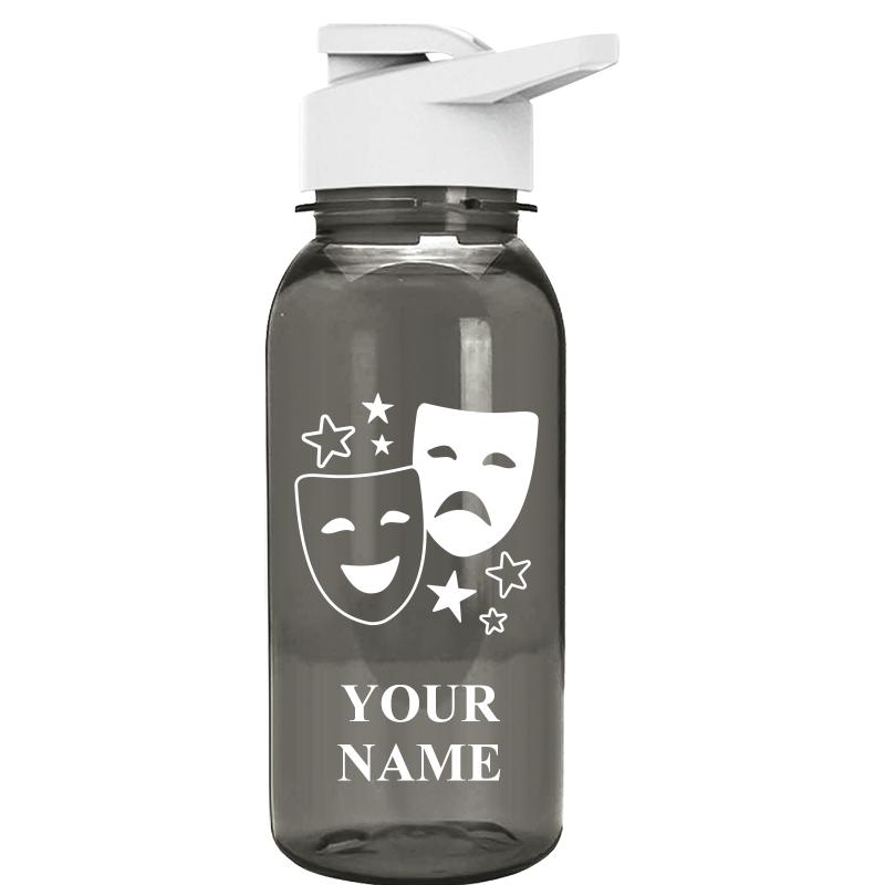 WATER BOTTLE 18OZ GRAY