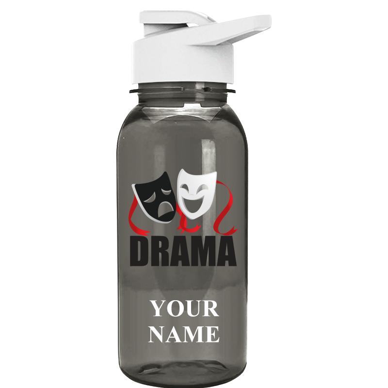 WATER BOTTLE 18OZ GRAY