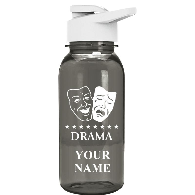 WATER BOTTLE 18OZ GRAY