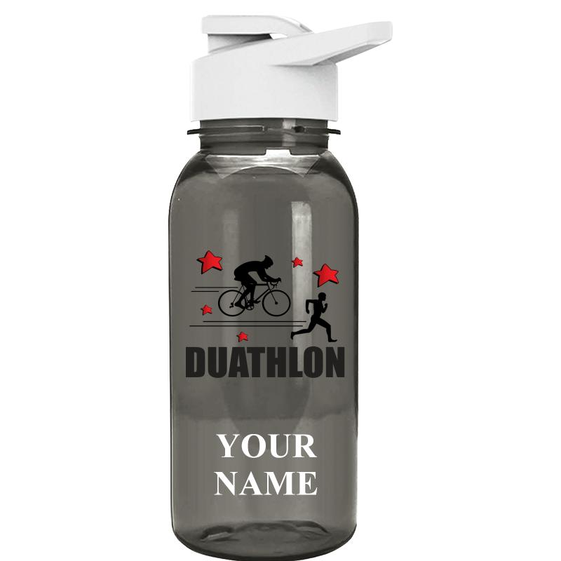 WATER BOTTLE 18OZ GRAY
