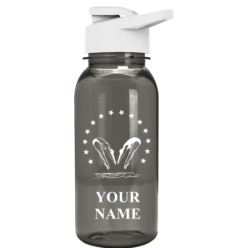 WATER BOTTLE 18OZ GRAY