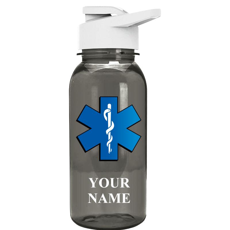 WATER BOTTLE 18OZ GRAY