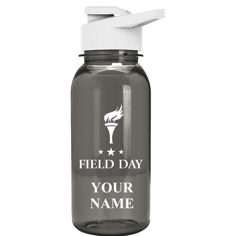 WATER BOTTLE 18OZ GRAY