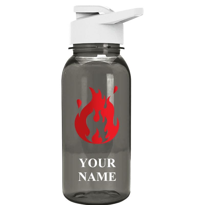 WATER BOTTLE 18OZ GRAY