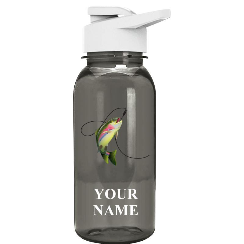 WATER BOTTLE 18OZ GRAY