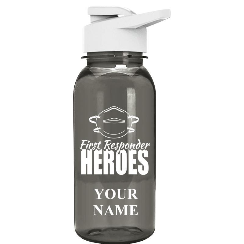 WATER BOTTLE 18OZ GRAY