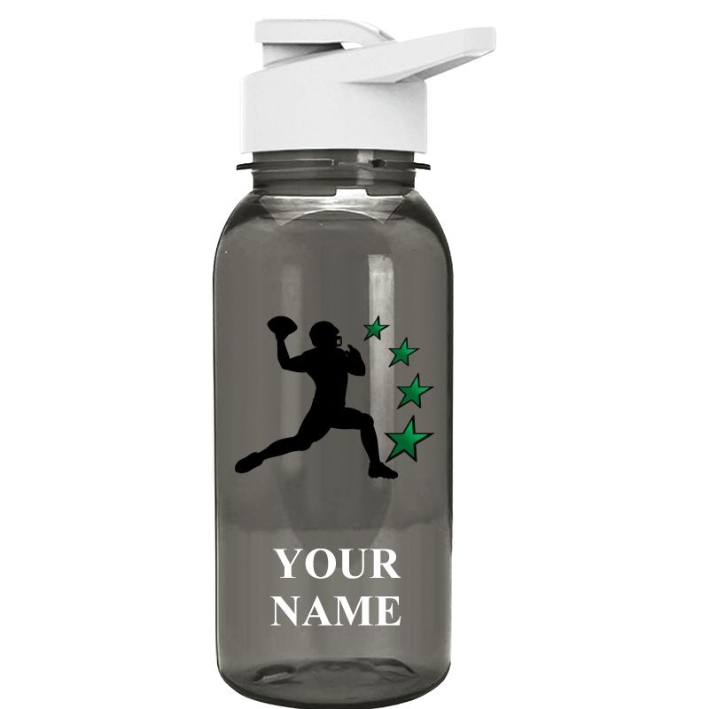 WATER BOTTLE 18OZ GRAY
