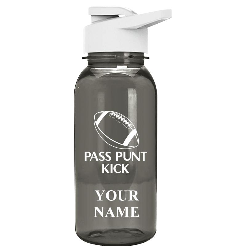 WATER BOTTLE 18OZ GRAY