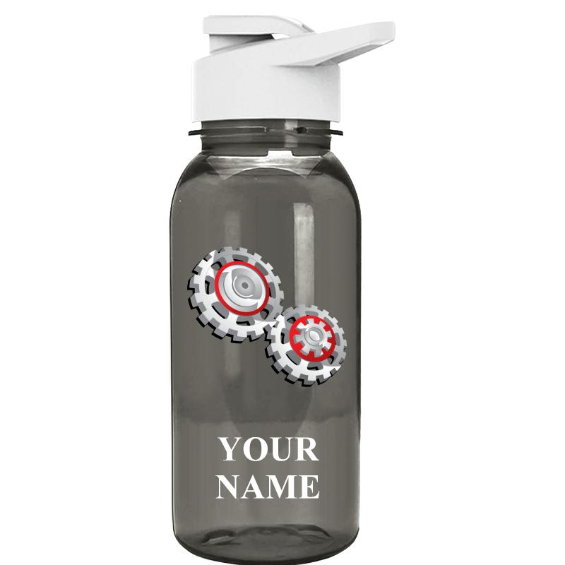 WATER BOTTLE 18OZ GRAY