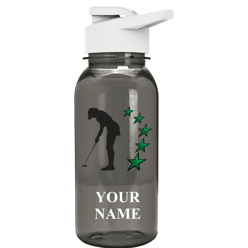 WATER BOTTLE 18OZ GRAY