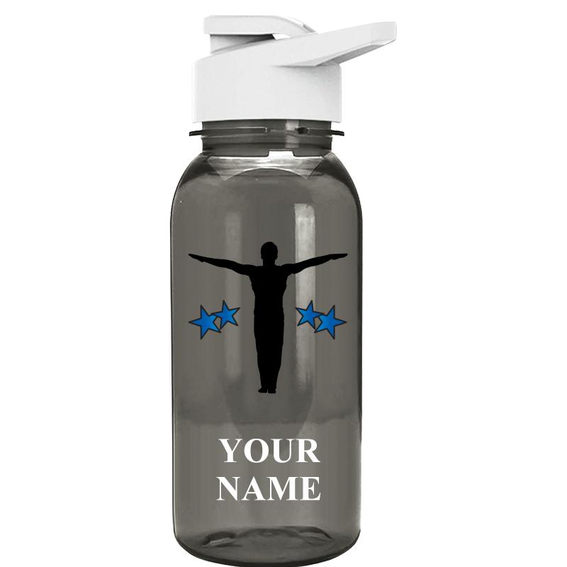 WATER BOTTLE 18OZ GRAY