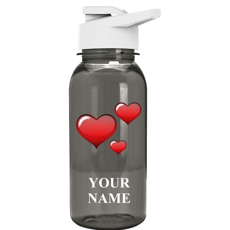 WATER BOTTLE 18OZ GRAY