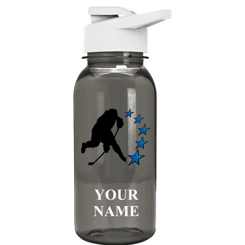 WATER BOTTLE 18OZ GRAY