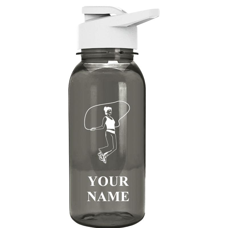 WATER BOTTLE 18OZ GRAY