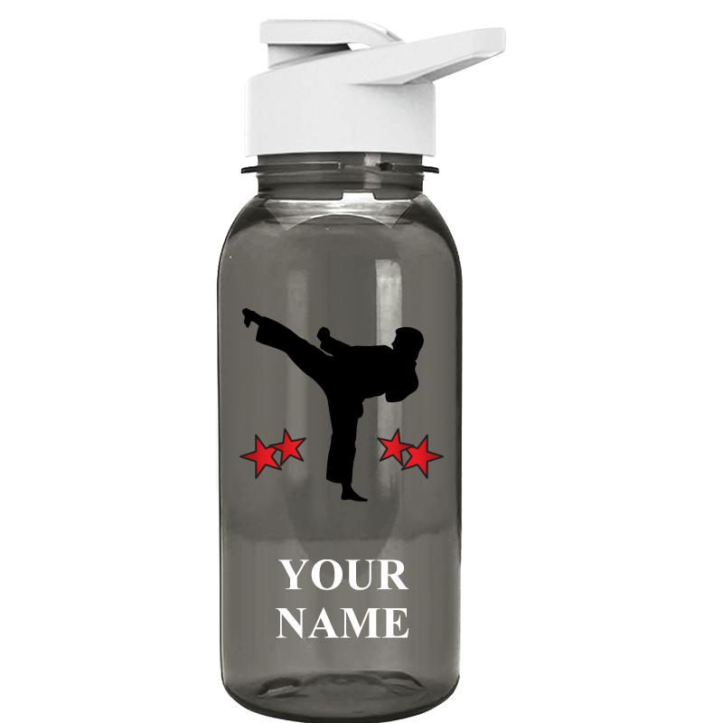 WATER BOTTLE 18OZ GRAY