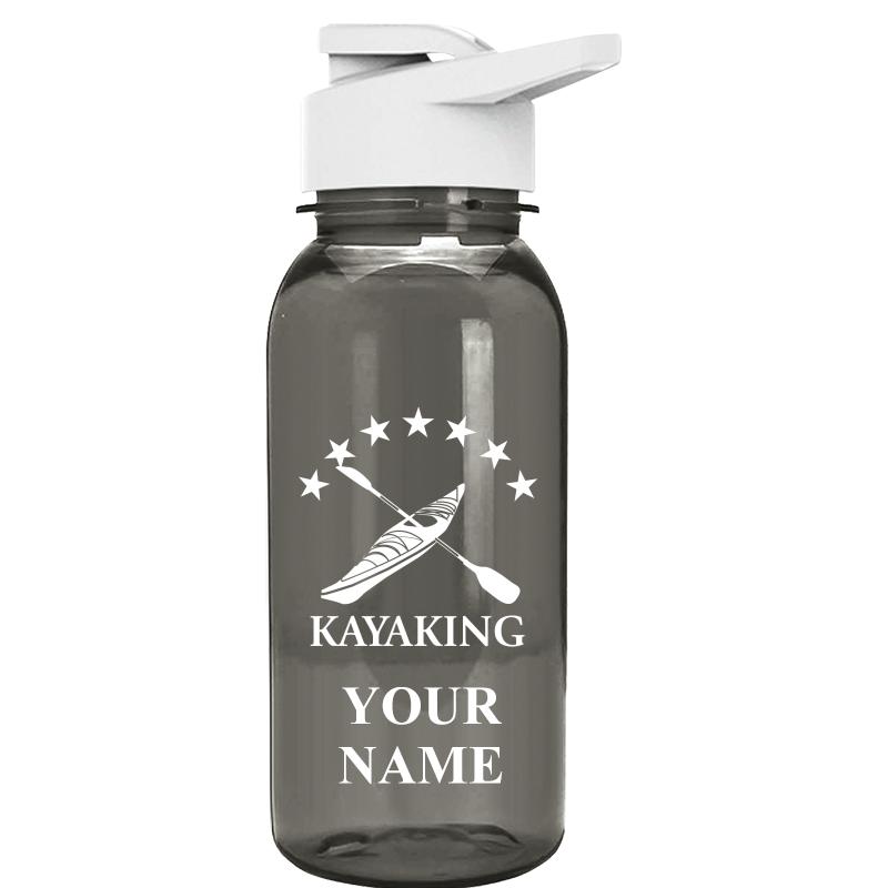 WATER BOTTLE 18OZ GRAY