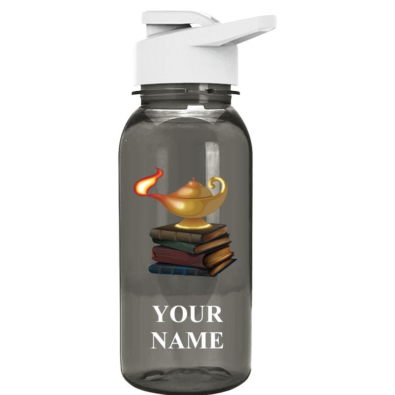 WATER BOTTLE 18OZ GRAY