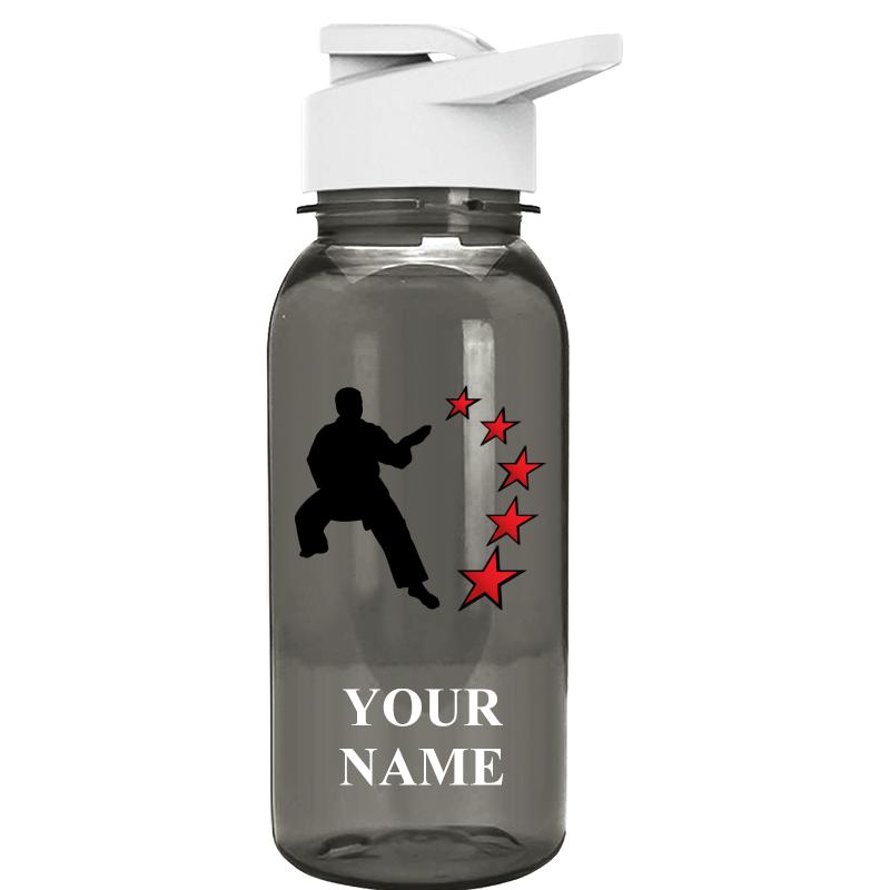 WATER BOTTLE 18OZ GRAY