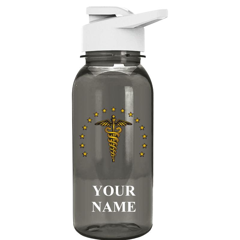 WATER BOTTLE 18OZ GRAY